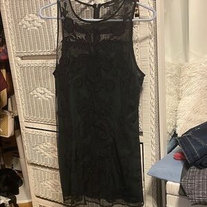 Forever 21 Black Floral Mini Dress